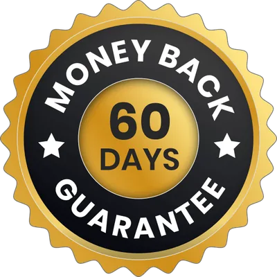 FemiCore 60-day money-back guarantee seal